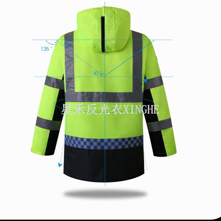 Rainproof Reflective Cotton Jacket