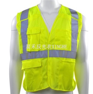 Vest Sábháilteachta Aicme R de Chineál 2 - Duán & Lúb 5-Dúnadh Pointe héalaithe