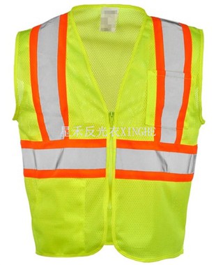 Vest Sábháilteachta Aicme 2 de Chineál R ANSI Dhá-Thon