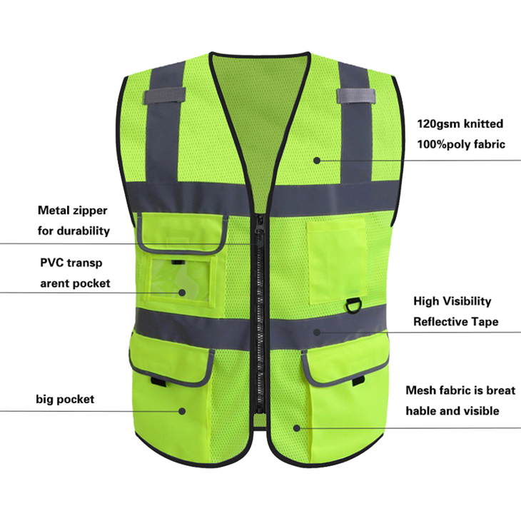 New Mesh Safety Vest