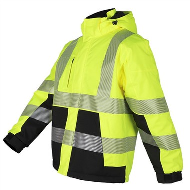 Hi Vis Seaicéad Sábháilteachta Uiscedhíonach Buí